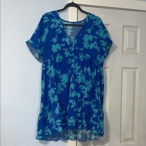 SHEIN Blue Floral dress